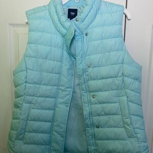 GAP Aqua Blue Outerwear
